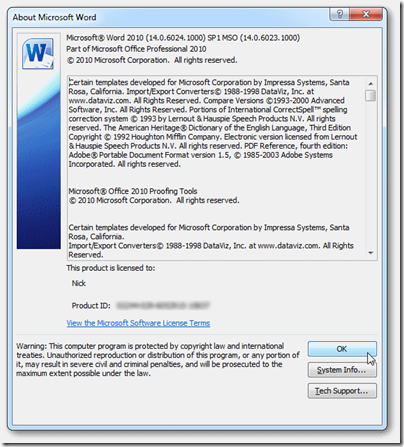 Microsoft Office 2010 Service Pack 1 | Wilson Chandra's Blog